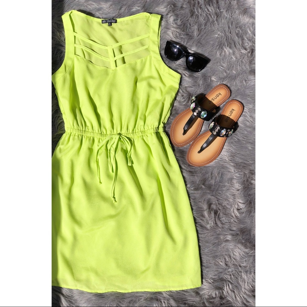 Lime Green Summer dress